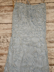 BLUE/FLORAL MERMAID GOWN