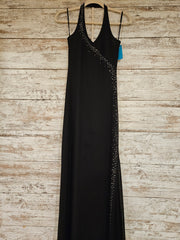 BLACK LONG EVENING GOWN