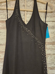 BLACK LONG EVENING GOWN