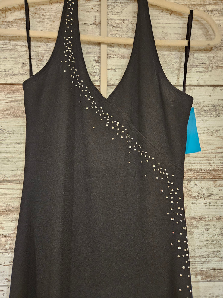 BLACK LONG EVENING GOWN