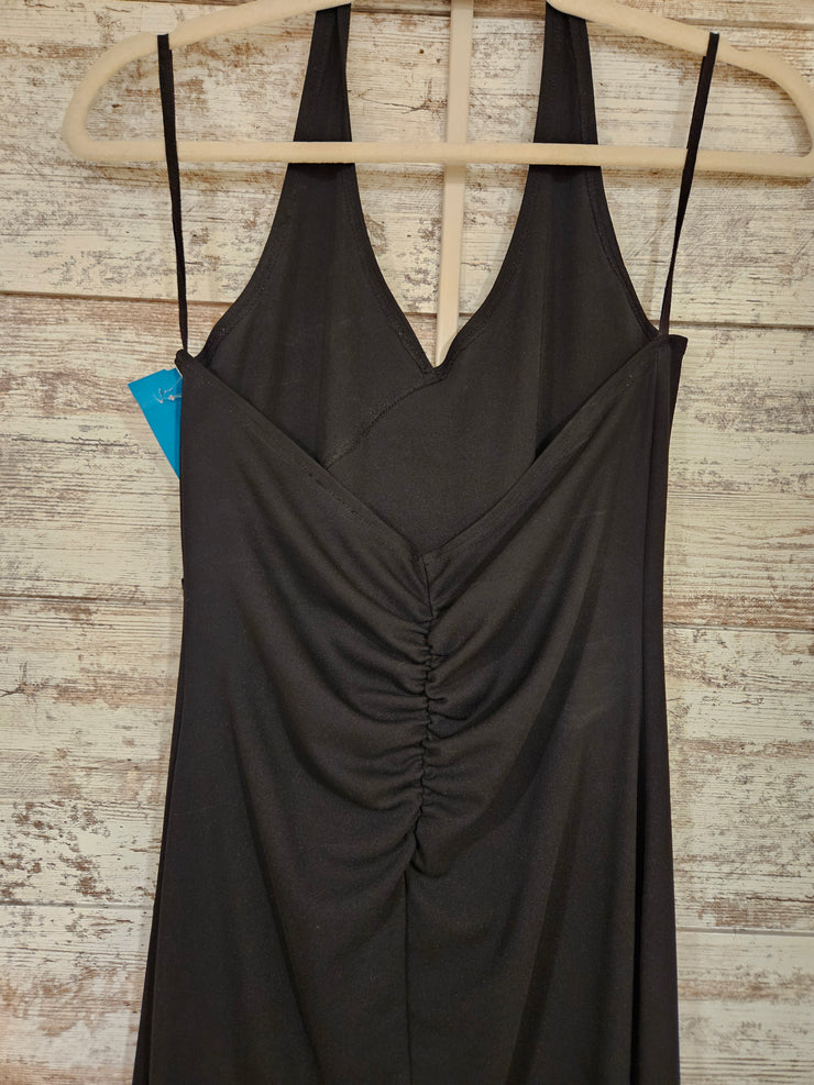 BLACK LONG EVENING GOWN