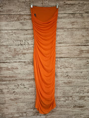 ORANGE LONG EVENING GOWN (NEW)