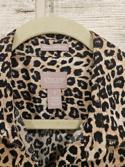 TAN/BLACK LEOPARD SHIRT