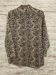 TAN/BLACK LEOPARD SHIRT