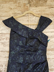 NAVY/GREEN LONG DRESS (NEW)