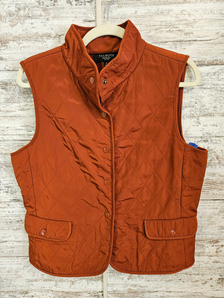 RUST COLORED QUILTED VEST $149