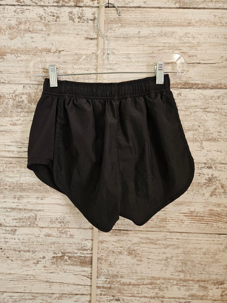 BLACK DRI FIT SHORTS $45