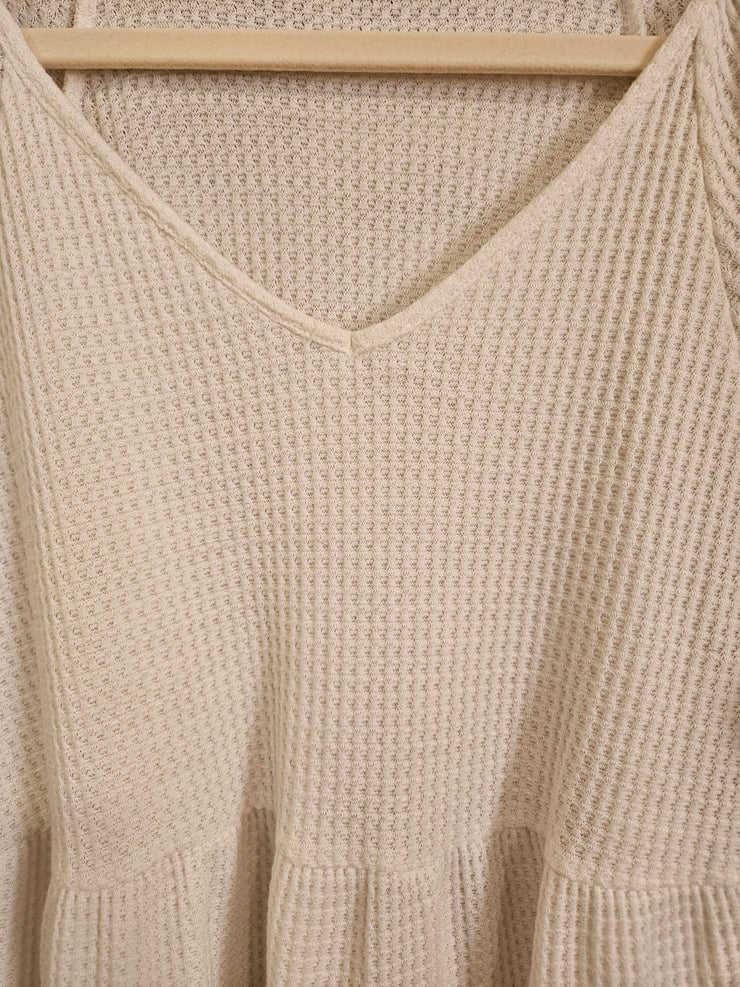 IVORY SHORT SLEEVE TOP