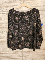 BLACK/TAN 100% MERINO WOOL TOP