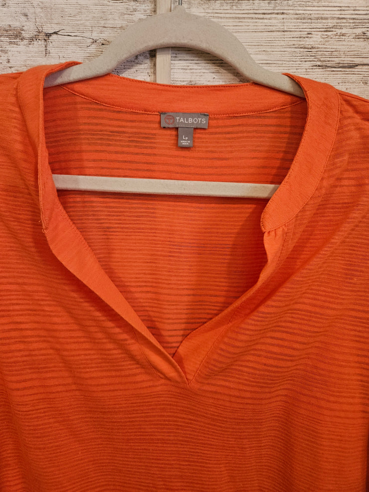 ORANGE LONG SLEEVE TOP