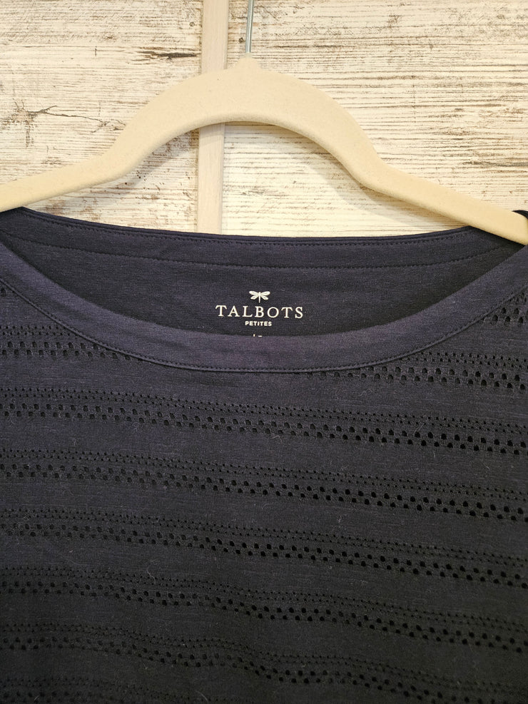NAVY LONG SLEEVE TOP (NEW) $79
