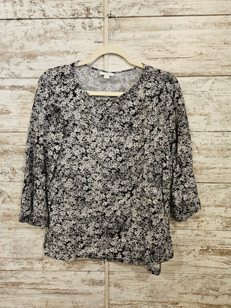 BLACK/GRAY 100% COTTON TOP $79