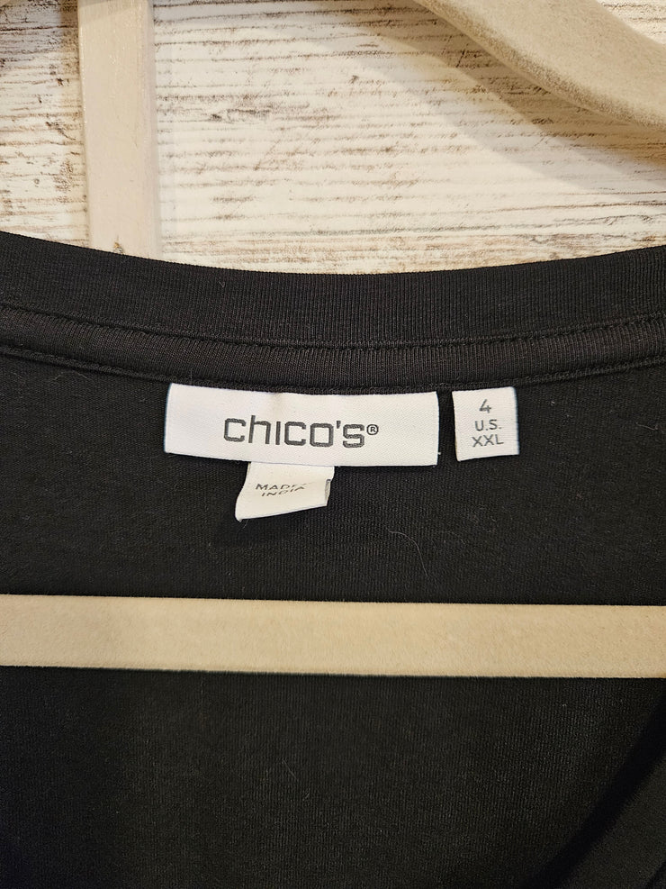 BLACK SHORT SLEEVE TOP