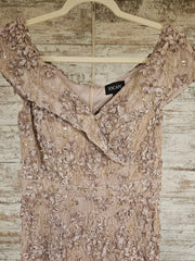 BLUSH FLORAL LONG DRESS