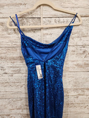 ROYAL BLUE SHORT DRESS (NEW)