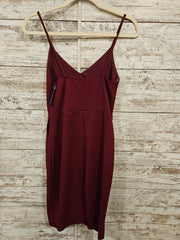 BURGUNDY SHORT DRESS