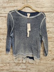 BLUE/WHITE SWEATER (NEW) $99