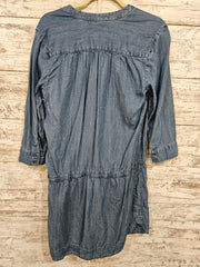 BLUE DENIM SHORT DRESS