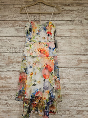 WHITE/FLORAL DRESS (NEW) $245