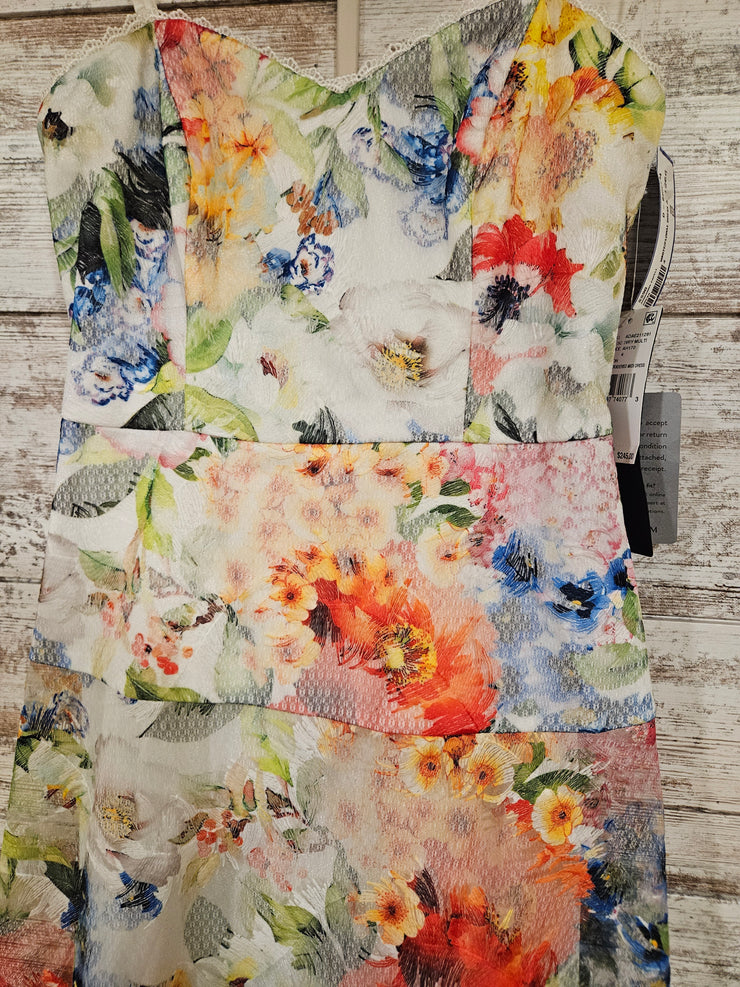 WHITE/FLORAL DRESS (NEW) $245