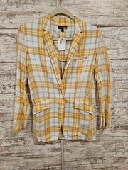 YELLOW CHECKED JACKET-NEW $350