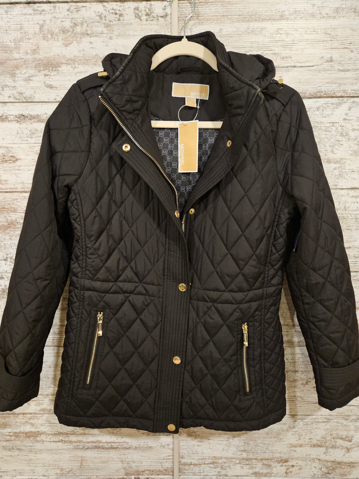 BLACK QUILTED JACKET (NEW)$250