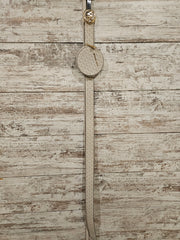 IVORY LOGO BELT (NEW) $228