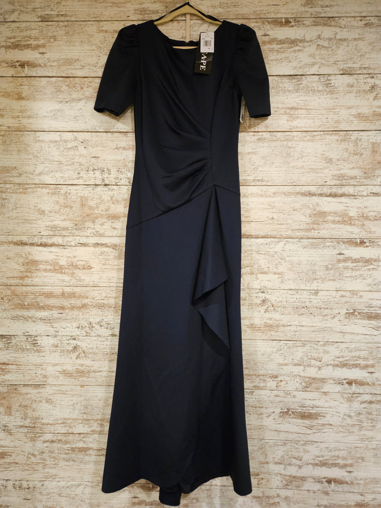 NAVY LONG EVENING GOWN (NEW)