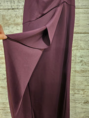 PURPLE LONG EVENING GOWN