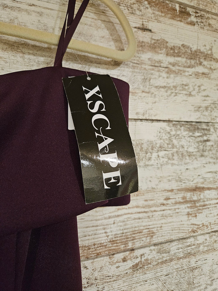 PURPLE LONG EVENING GOWN