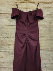PURPLE LONG EVENING GOWN