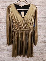 GOLD METALLIC DRESS (NEW) $135