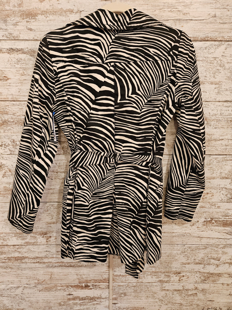 BLACK/WHITE ZEBRA JACKET