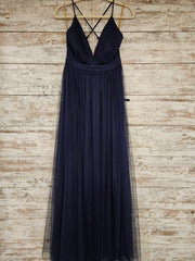 NAVY A LINE GOWN (NEW)