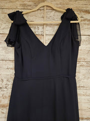 NAVY LONG EVENING GOWN