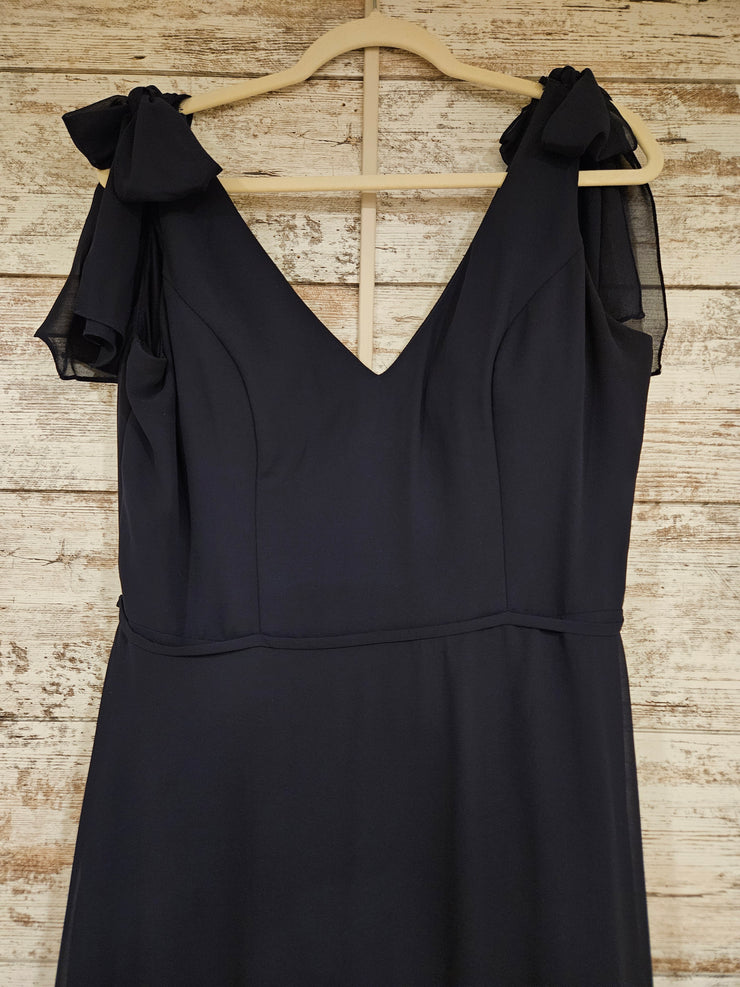 NAVY LONG EVENING GOWN