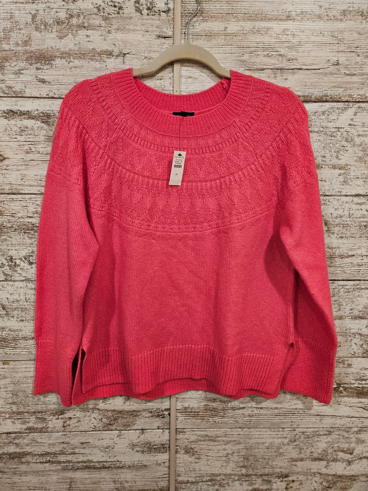 PINK WOOL BLEND SWEATR-NEW$109