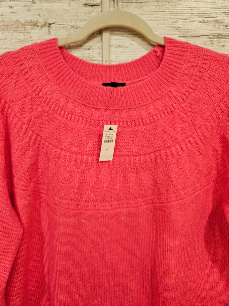 PINK WOOL BLEND SWEATR-NEW$109