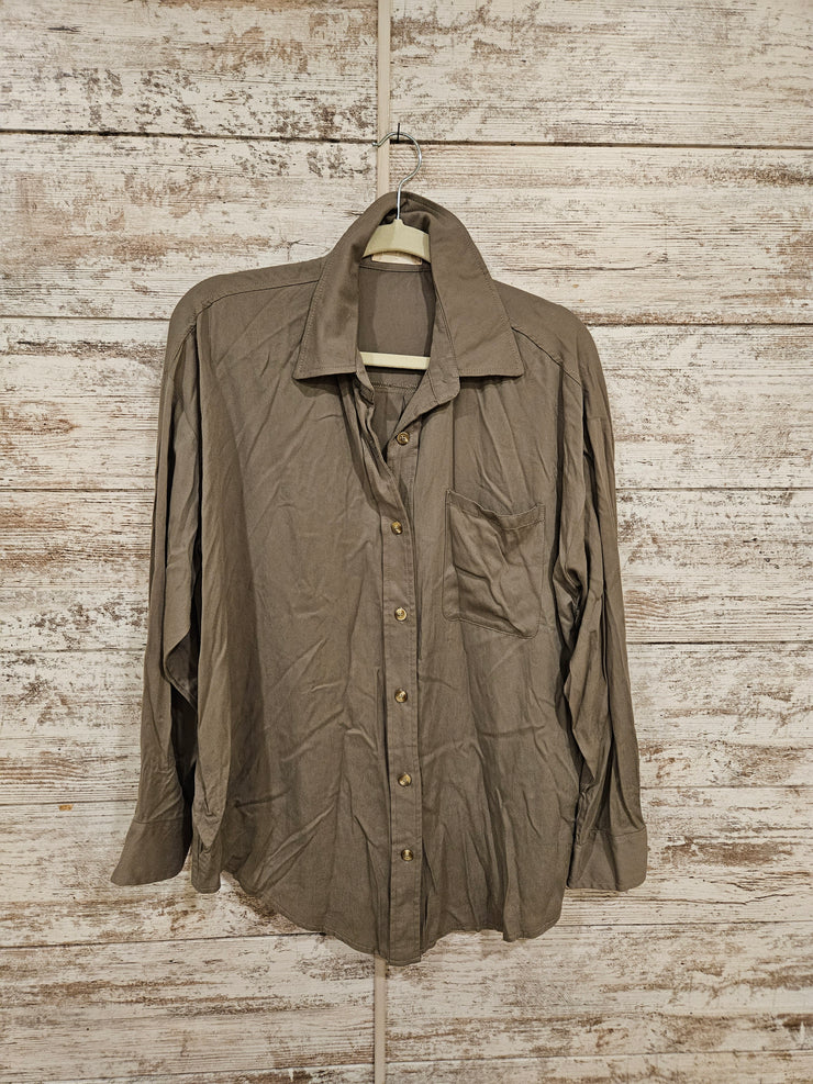 GREEN LONG SLEEVE TOP