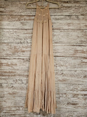 TAN MAXI DRESS $129