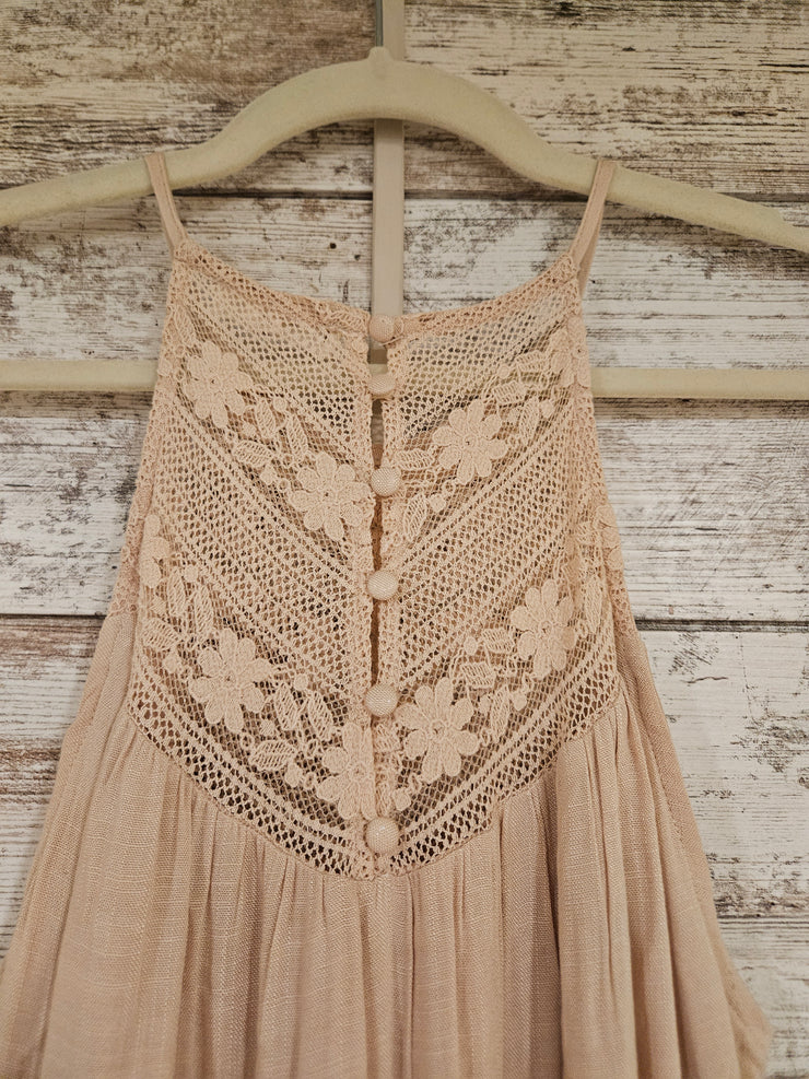 TAN MAXI DRESS $129