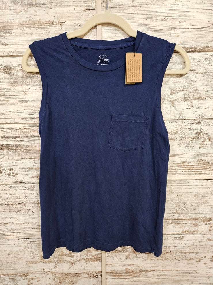 NAVY 100% COTTON TOP (NEW) $79