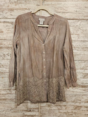 BLUSH EMBROIDERED TUNIC $99
