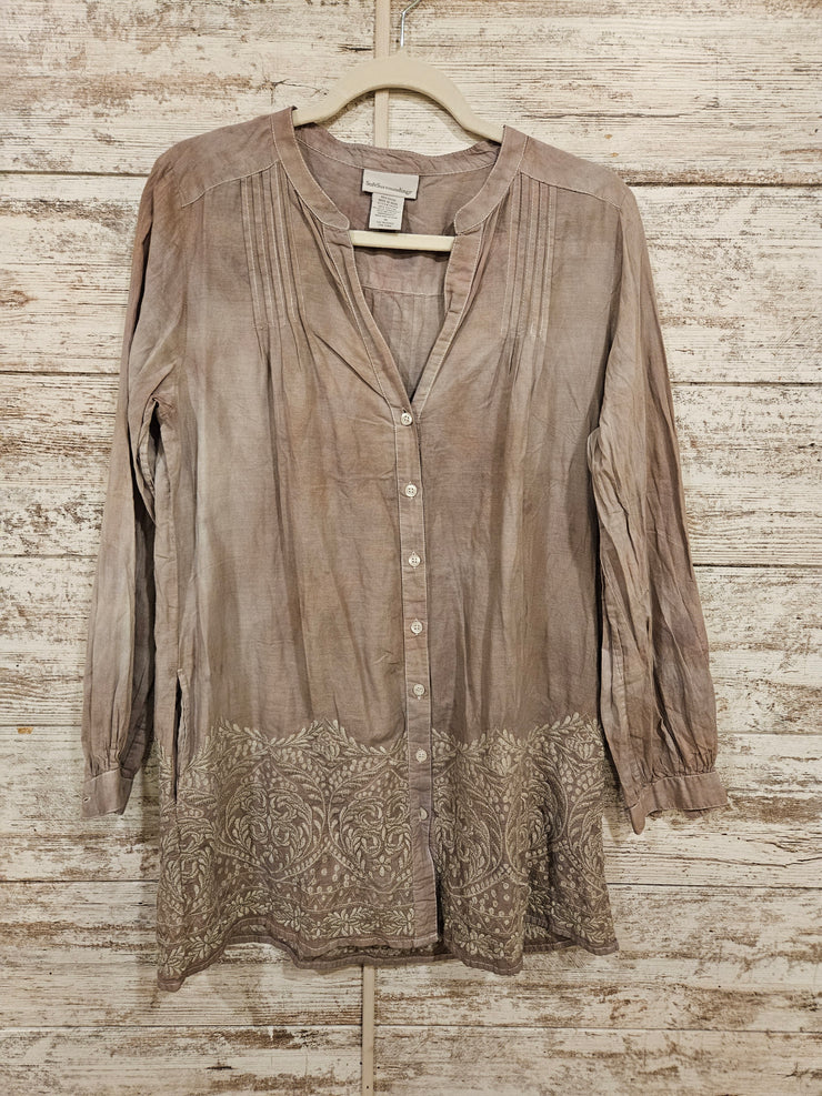 BLUSH EMBROIDERED TUNIC $99