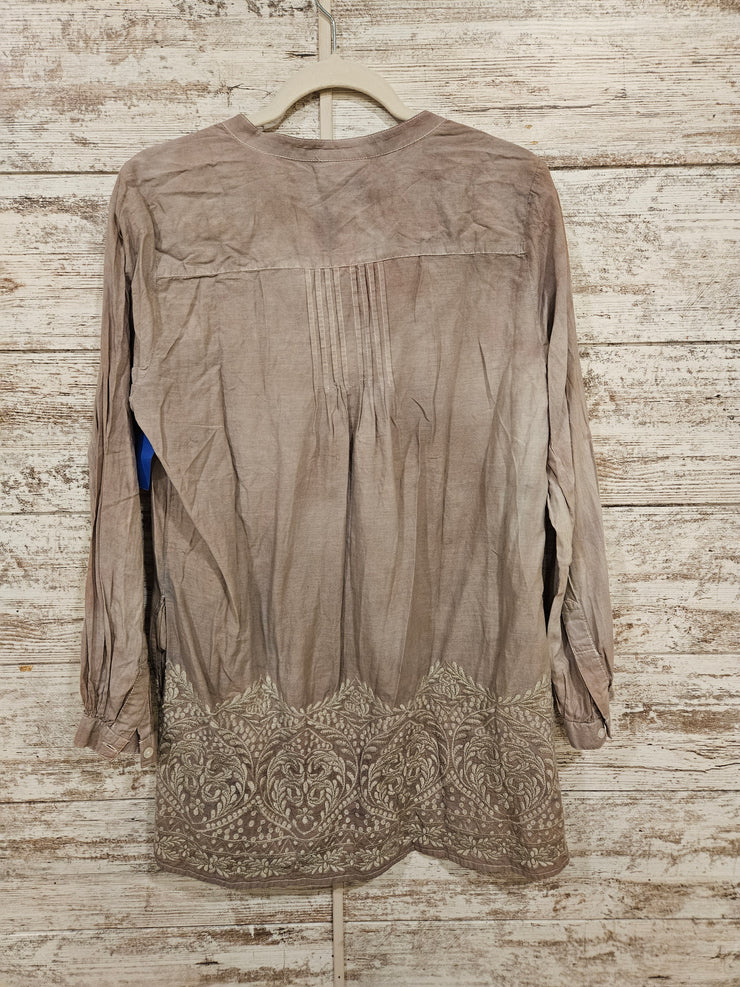 BLUSH EMBROIDERED TUNIC $99