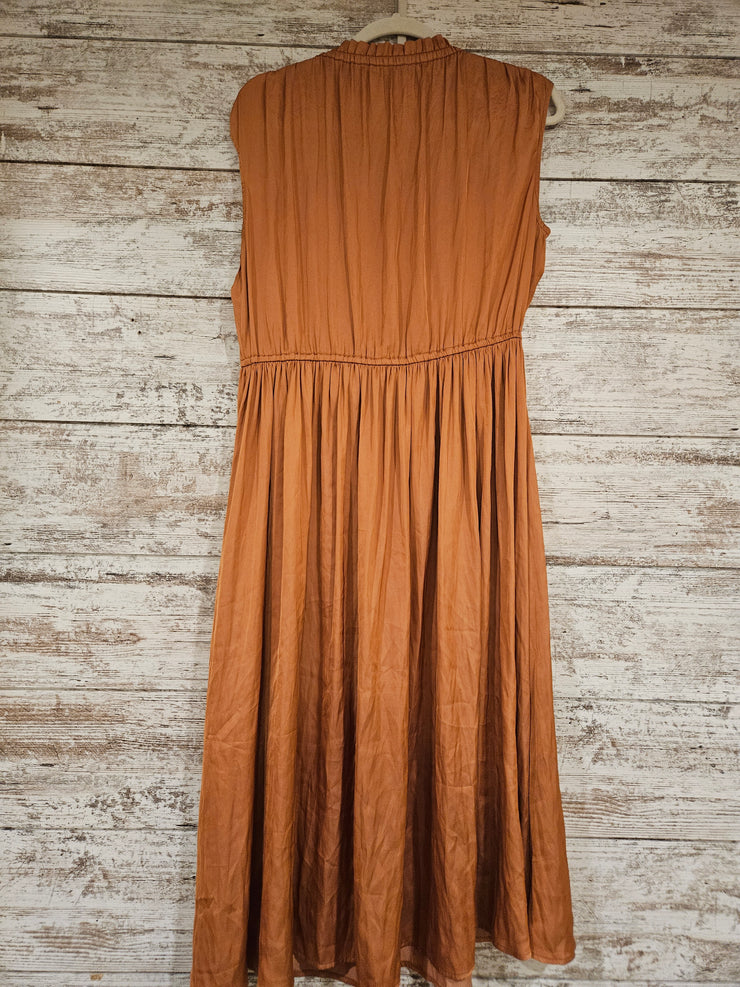 RUST COLORED MIDI DRESS $198 – Savvy Seconds Boutique RUST COLORED MIDI DRESS $198 – Savvy Seconds Boutique
