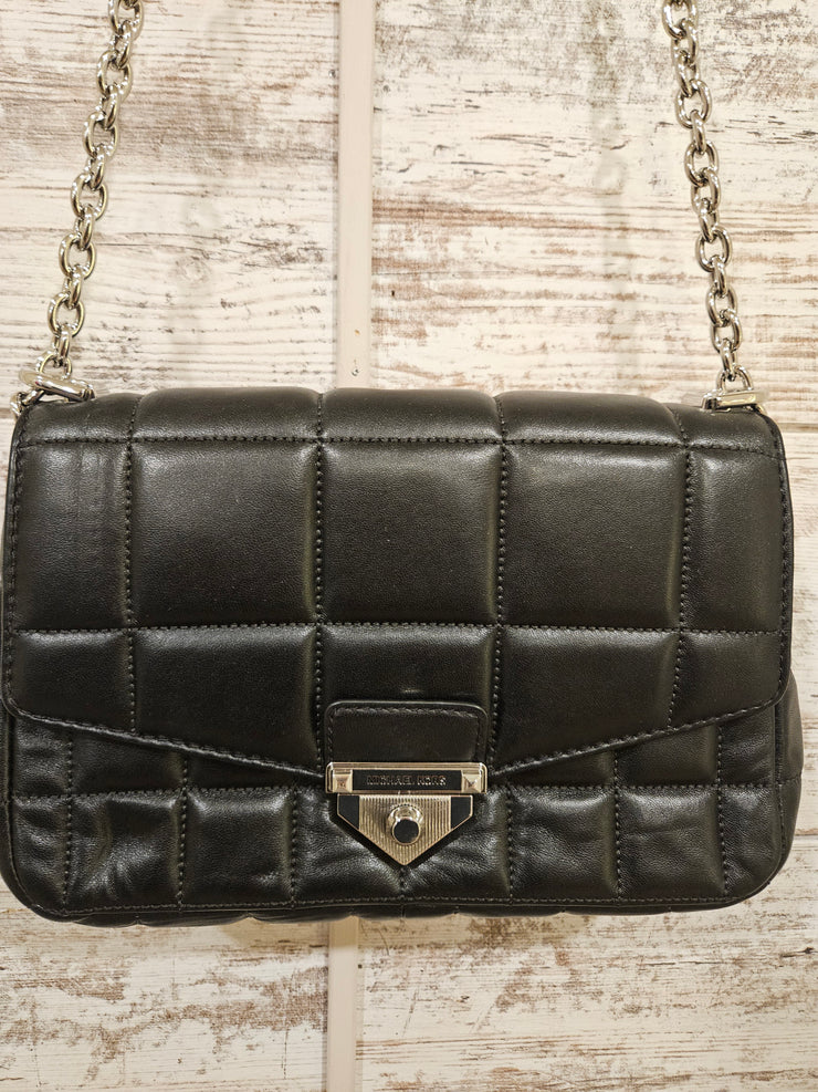 BLACK QUILTED PURSE (NEW) $398