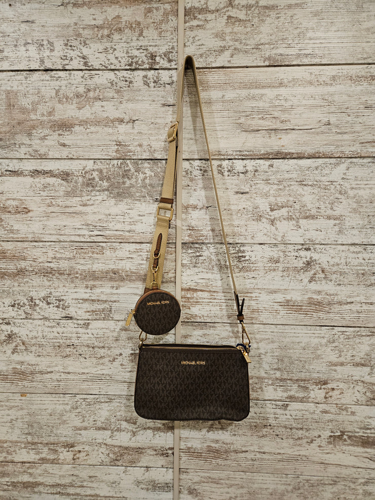 BROWN LOGO CROSSBODY-NEW $448