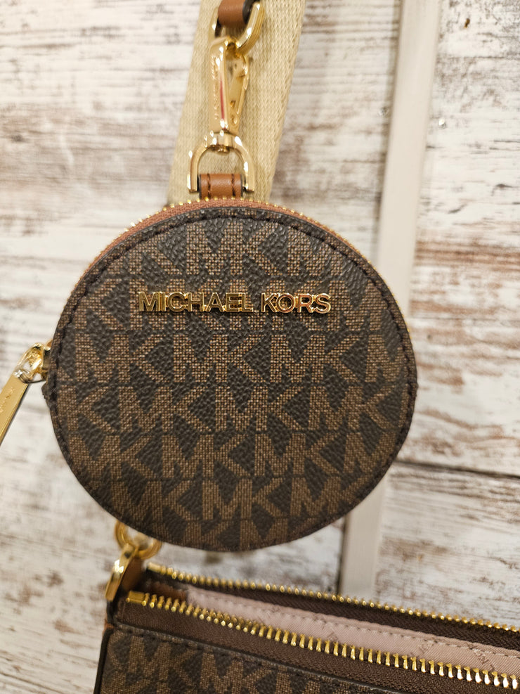 BROWN LOGO CROSSBODY-NEW $448