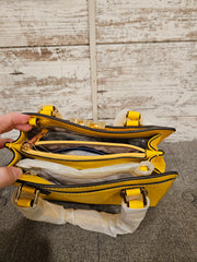 YELLOW LEATHER PURSE $398